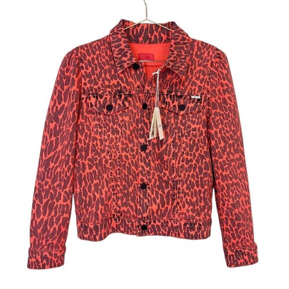 NEW MOTHER The Puffy Bruiser Jacket in Radioactive Paws Leopard Small - Picture 5 of 12